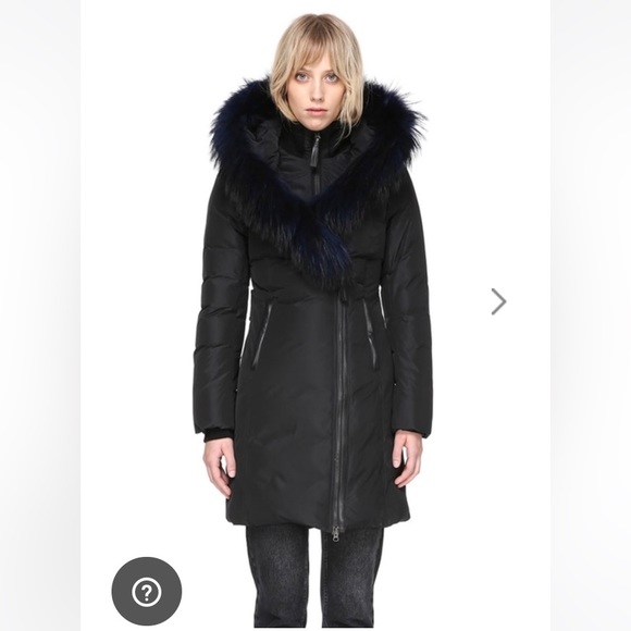 Mackage Kay-F down winter coat with signature fur collar NWT - Picture 1 of 13